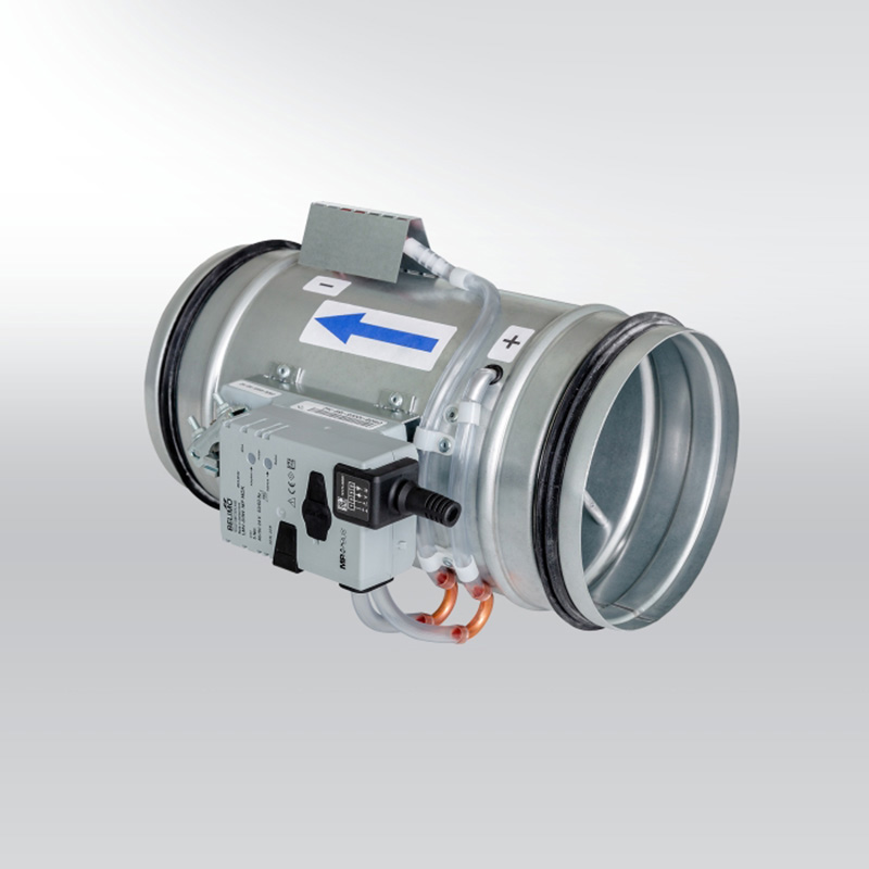 Registre régulateur à débit d'air variable basse pression (VAV) circulaire